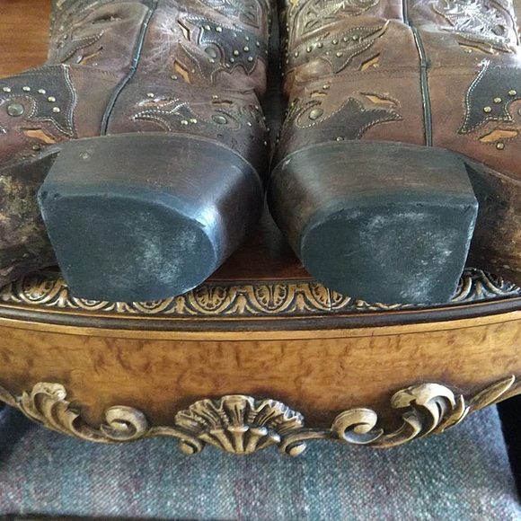 Women's Lucchese cowboy boots size 7 1/2 B - Picture 4 of 8
